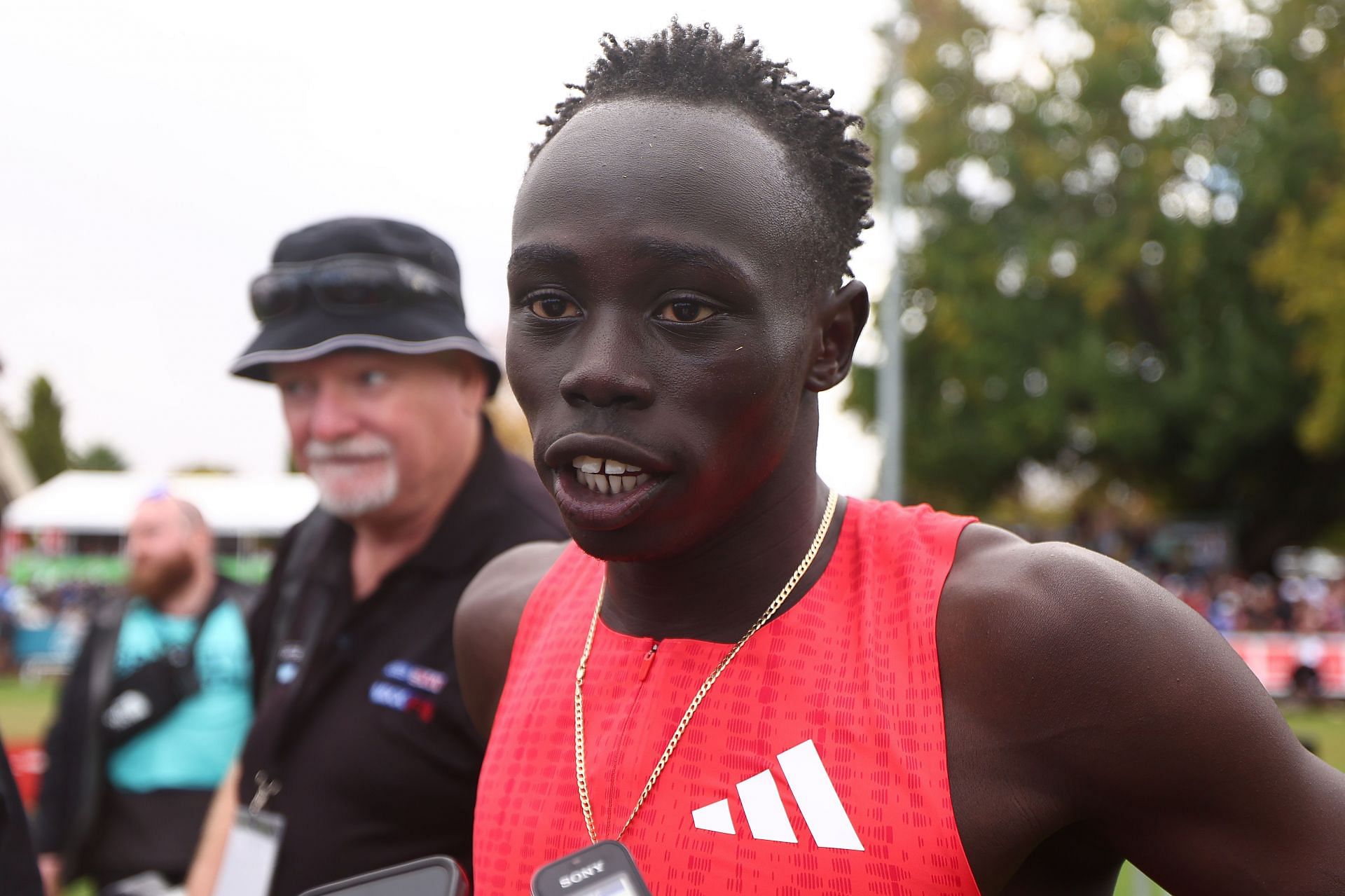 Gout Gout at the 2025 Stawell Gift at Central Park in Australia. (Photo by Getty Images)